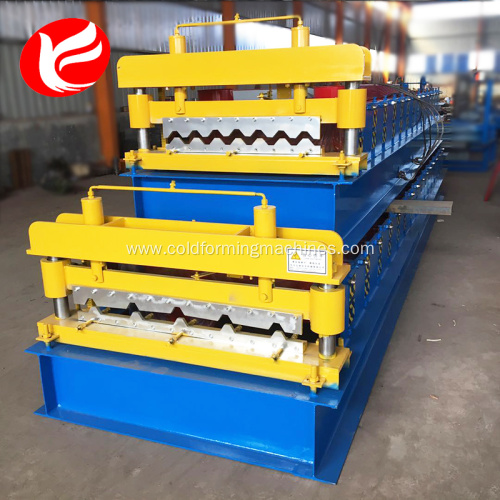 Wall and roof steel panel roll making machine